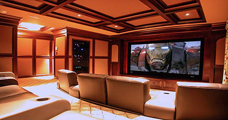 Home theater design and installation services