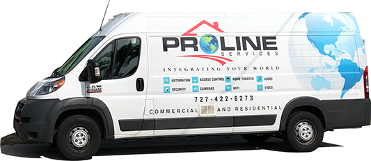 Proline Services whole house automation, audio and video services.